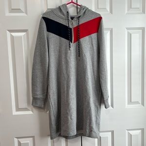 Tommy Hilfiger long sleeved hoodie sweatshirt dress